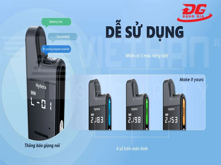 Một số lưu ý khi sử dụng bộ đàm Hytera HYT-S10 (S1-Mini)