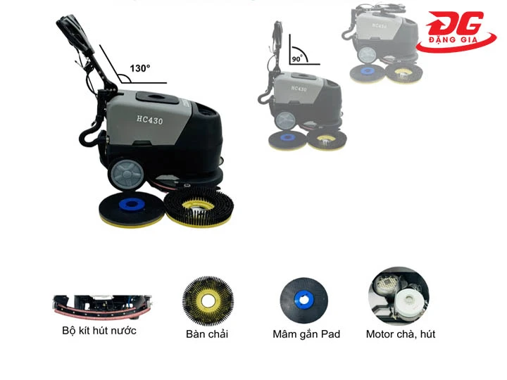 phụ kiện máy chà sàn HiClean HC430