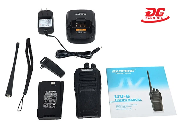 Cấu hình máy bộ đàm Baofeng UV6