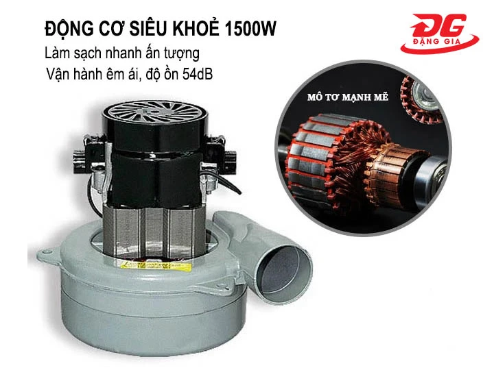 động cơ Máy chà sàn Kungfu Clean BD1A khỏe