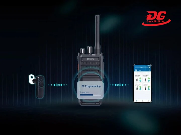 máy bộ đàm Hytera HP50X Bluetooth không dây