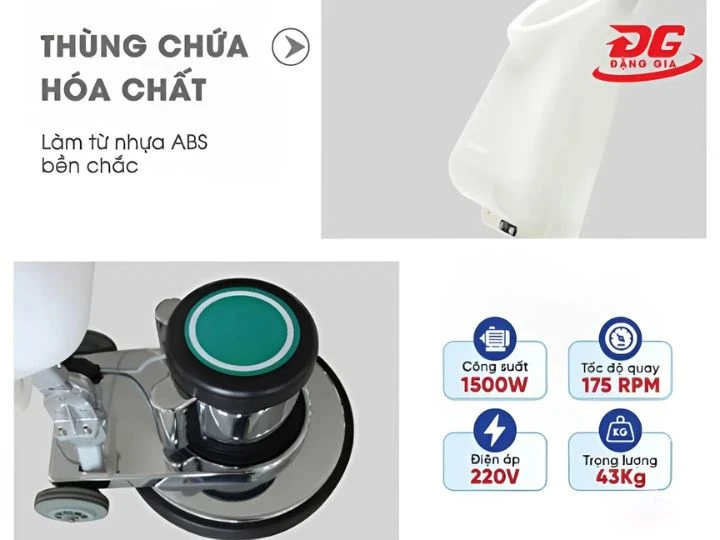 Máy chà sàn Kungfu Clean BD1A đa năng