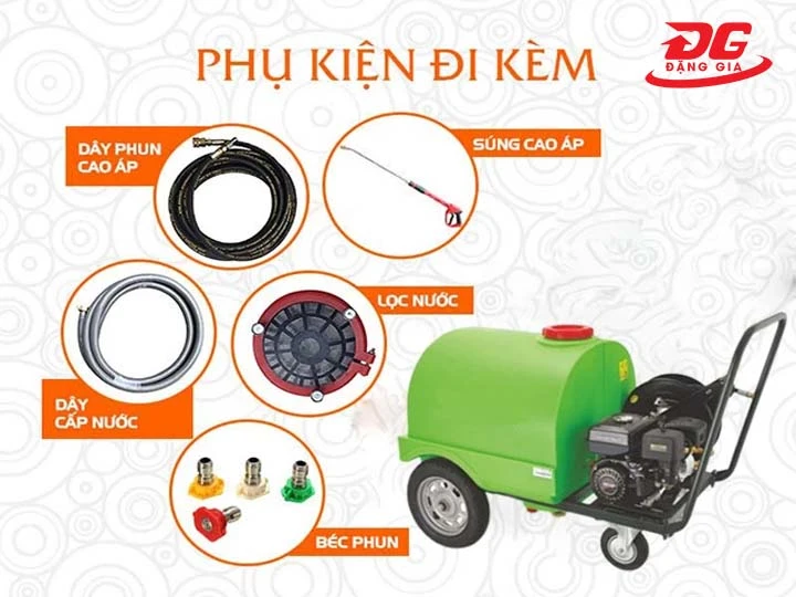 phụ kiện Máy rửa xe ô tô cao áp Palada 9.0HP-170T