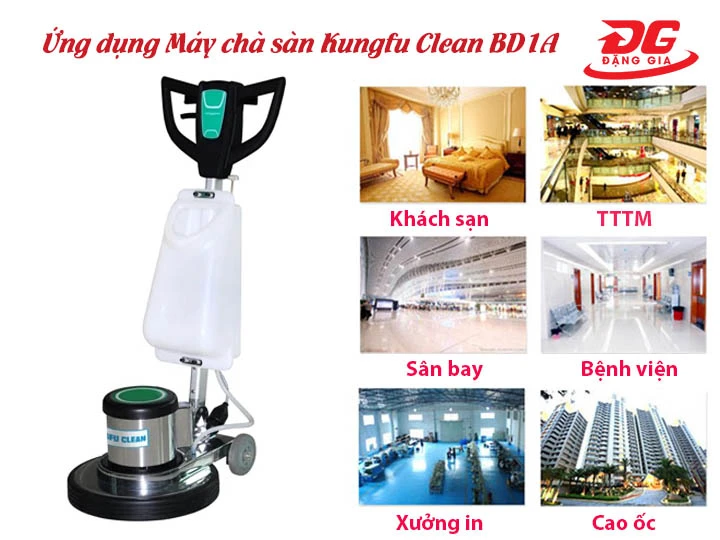 ứng dụng Máy chà sàn Kungfu Clean BD1A