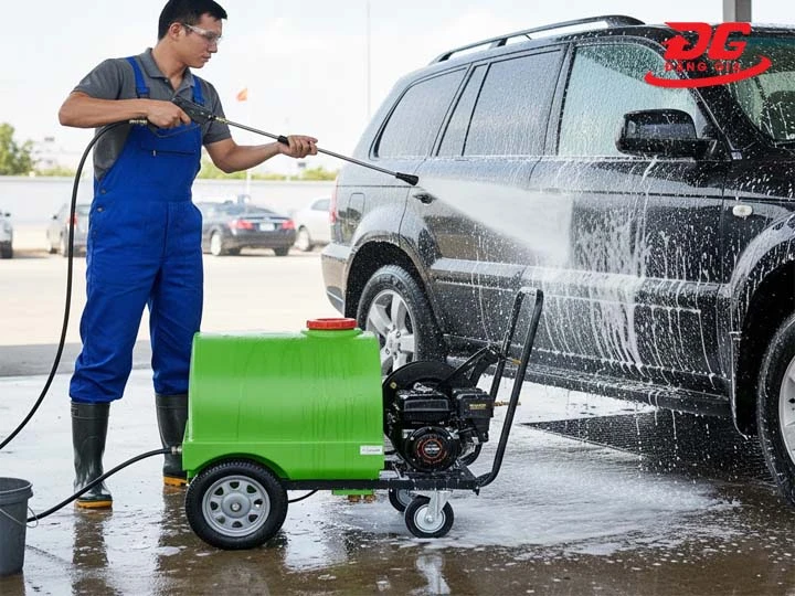 vận hành Máy rửa xe ô tô cao áp Palada 9.0HP-170T