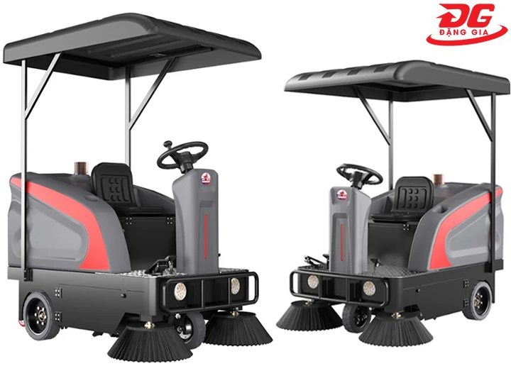 Đặng Gia bán xe quét rác ngồi lái DQC - Tech 140F