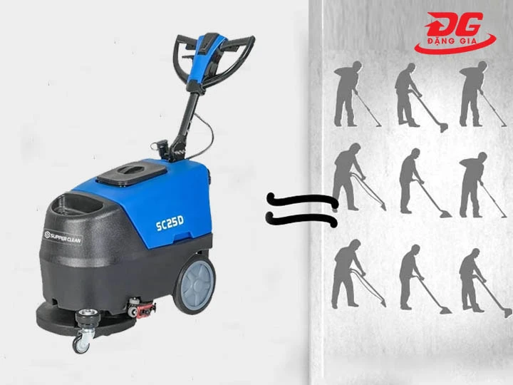 máy chà sàn Supper Clean SC25D tiết kiệm chi phí