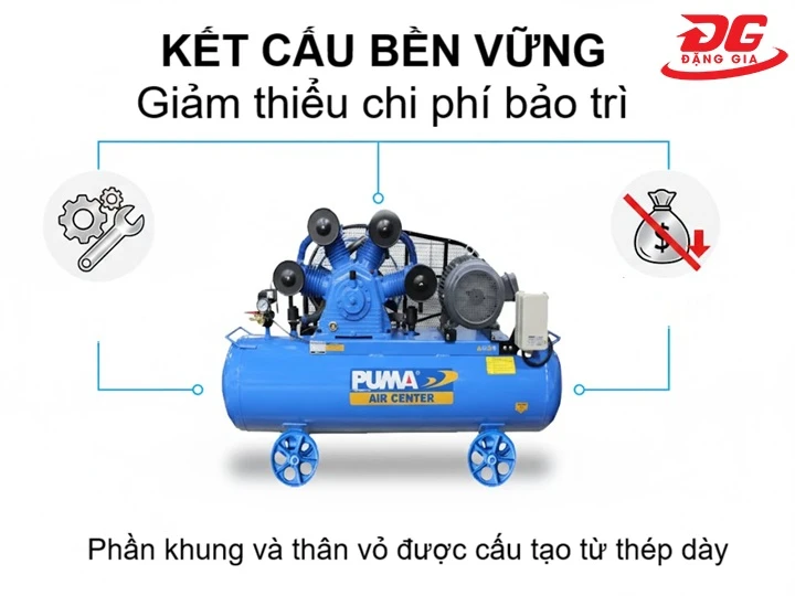 Kết cấu bền, giảm thiểu phí bảo trì