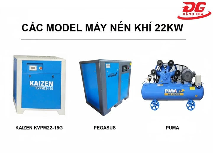 Top 7 máy nén khí 22kW: Bền, khỏe, tiết kiệm điện, nên mua