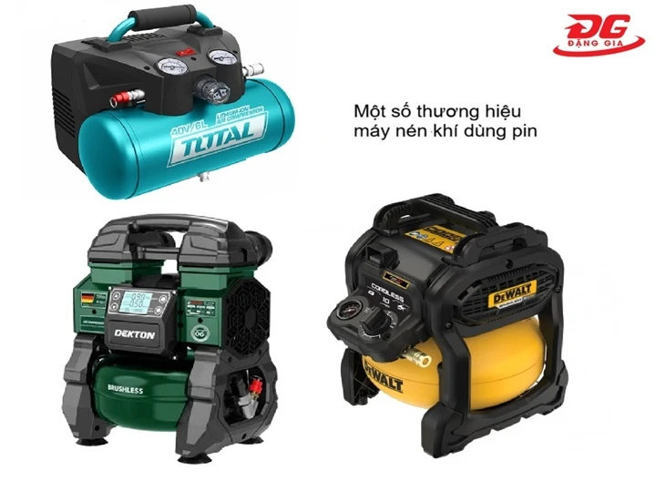 Top 8 hãng máy nén khí dùng pin trứ danh, nên mua nhất