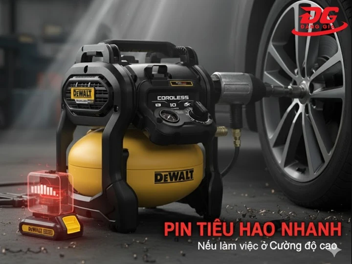 Pin tiêu hao nhanh nếu sử dụng cường độ cao