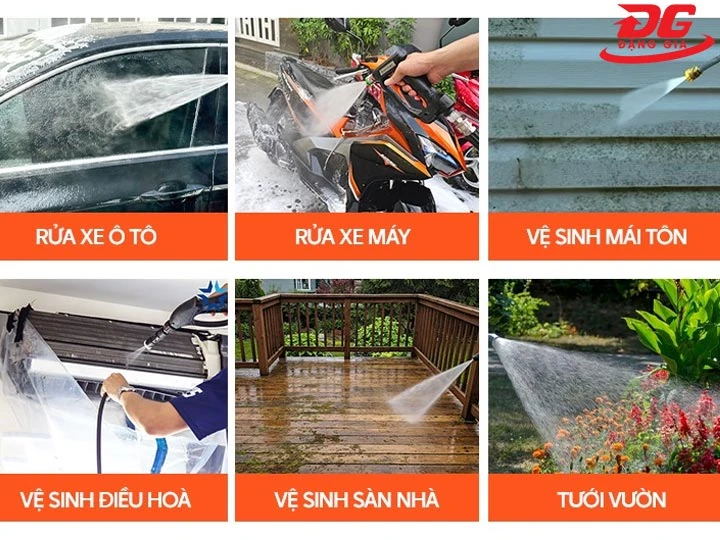 Ứng dụng máy rửa xe HTC