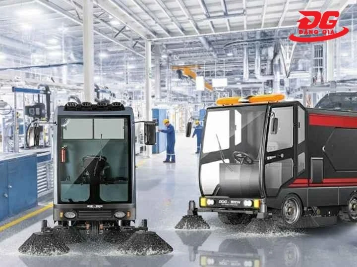 Xe quét rác ngồi lái DQC - Tech 13F