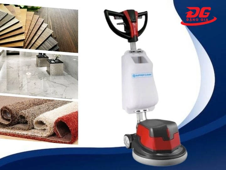Máy chà sàn Kungfu Clean BD1AE làm sạch hiệu quả