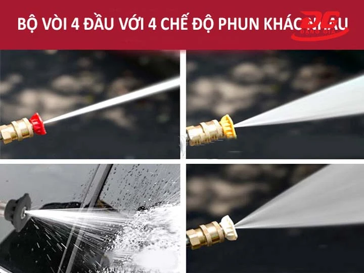 máy phun rửa xe cao áp Palada 2900-9.0HP phun khỏe