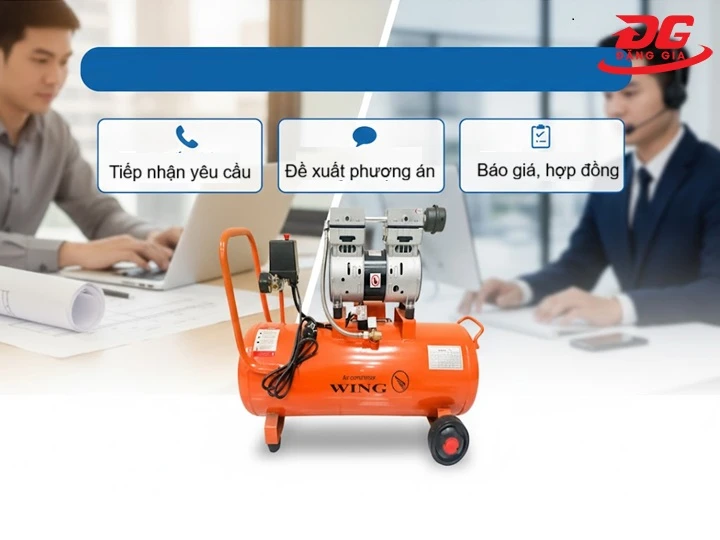 Quy trình cho thuê máy nén khí tại Đà Nẵng