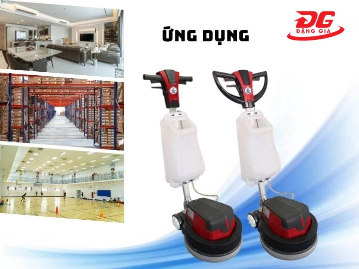 ứng dụng máy chà sàn Kumisai KMS1AE