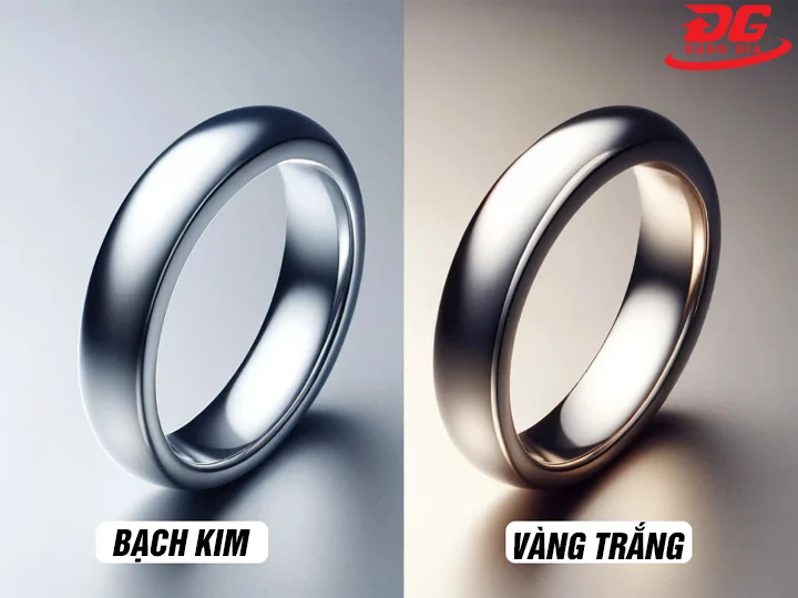 Vàng trắng và bạch kim là gì? Loại nào tốt hơn? Đắt hơn?