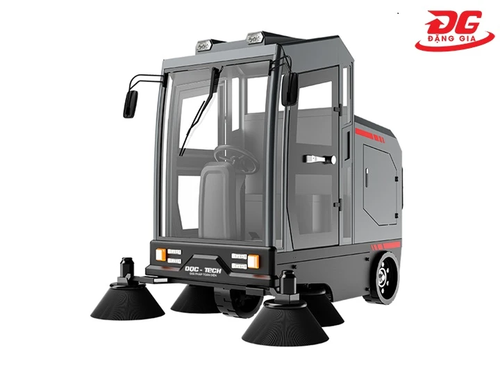Xe quét dọn rác ngồi lái DQC - Tech 12F