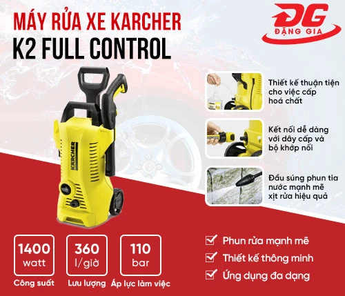 Máy rửa xe Karcher K2 Full Control 2