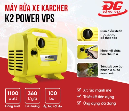 Máy rửa xe Karcher K2 Power VPS 2
