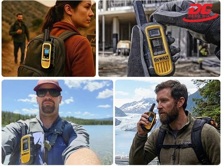 Ứng dụng bộ đàm DeWalt