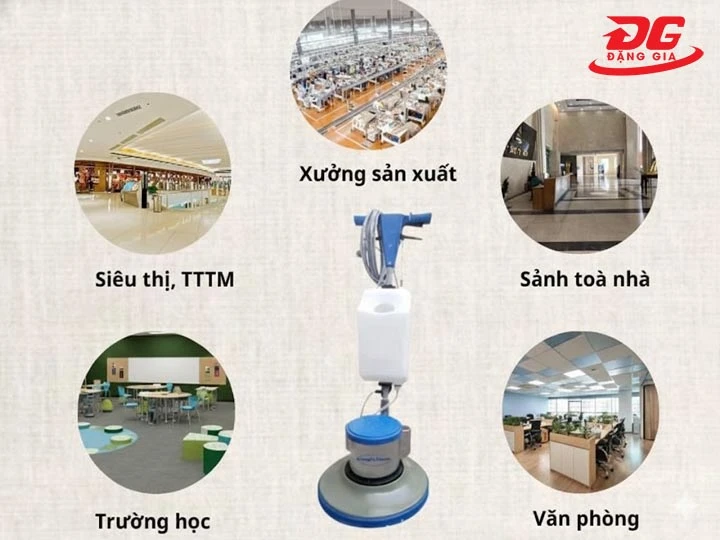 ứng dụng Máy chà sàn Kungfu Clean HC 522