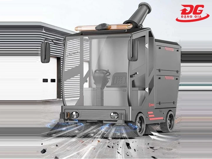 Máy quét rác ngồi lái DQC - Tech 16F