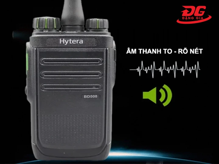 âm thanh Máy bộ đàm Hytera BD508