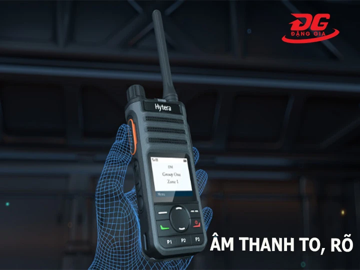 Âm thanh bộ đàm Hytera BP568
