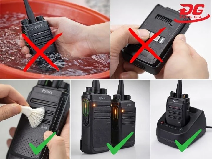 Tips bảo dưỡng Máy bộ đàm Hytera BD508