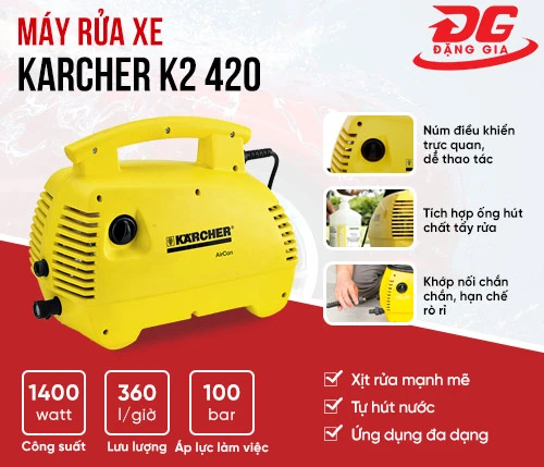 Máy rửa xe Karcher K2 420 2