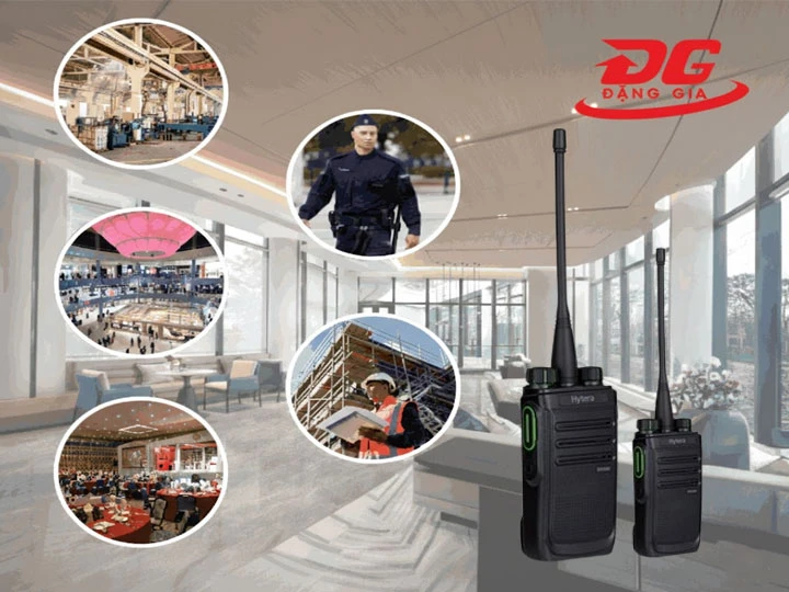 Ứng dụng thực tiễn của Máy bộ đàm Hytera BD508