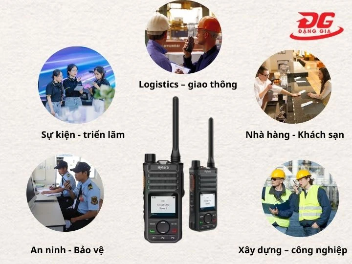 Ứng dụng thực tế của Hytera BP568 trong các lĩnh vực
