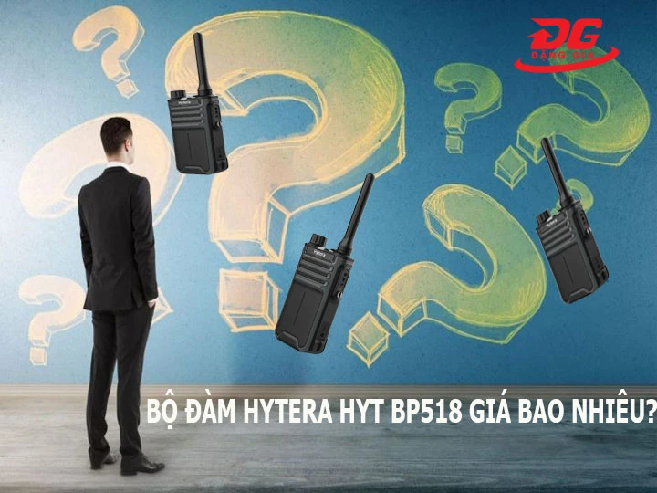 Cập nhật giá bộ đàm Hytera HYT BP518 mới nhất