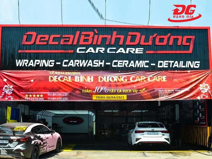 Decal Bình Dương Car Care