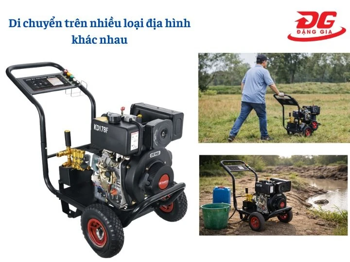 máy phun rửa xe hơi cao áp Palada KD178F-7.0HP