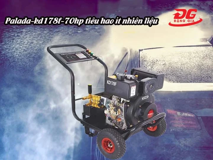 máy Palada KD178F-7.0HP tiêu hao ít nhiên liệu
