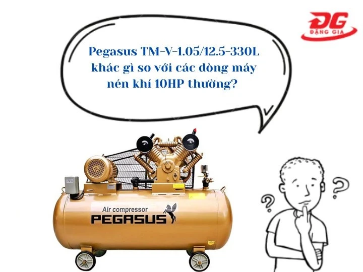 Máy bơm nén khí Pegasus TM-V-1.05/12.5-330L