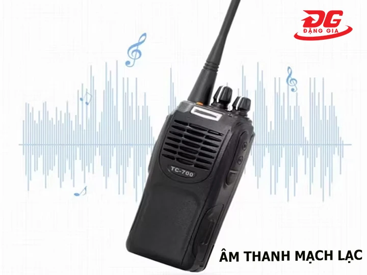 âm thanh bộ đàm HYT TC 700
