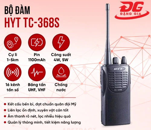 Bộ đàm cầm tay HYT TC-368S 2
