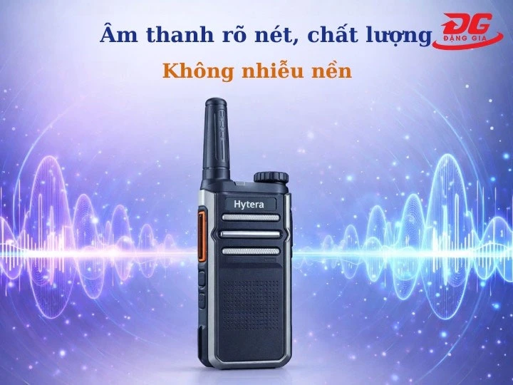 Chất lượng âm thanh bộ đàm Hytera AP328