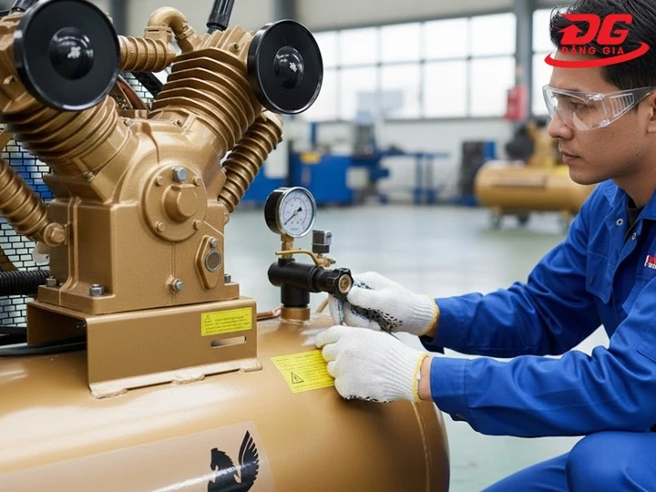 Chỉnh áp suất phù hợp