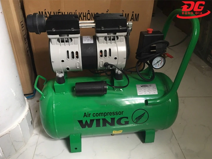 Đầu nén khí không dầu giảm âm Wing OF750 hợp máy nén khí Wing