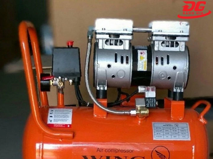 Đầu nén khí không dầu giảm âm Wing OF750 chạy êm