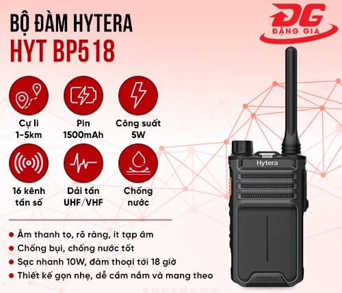 Bộ đàm Hytera HYT BP518 2