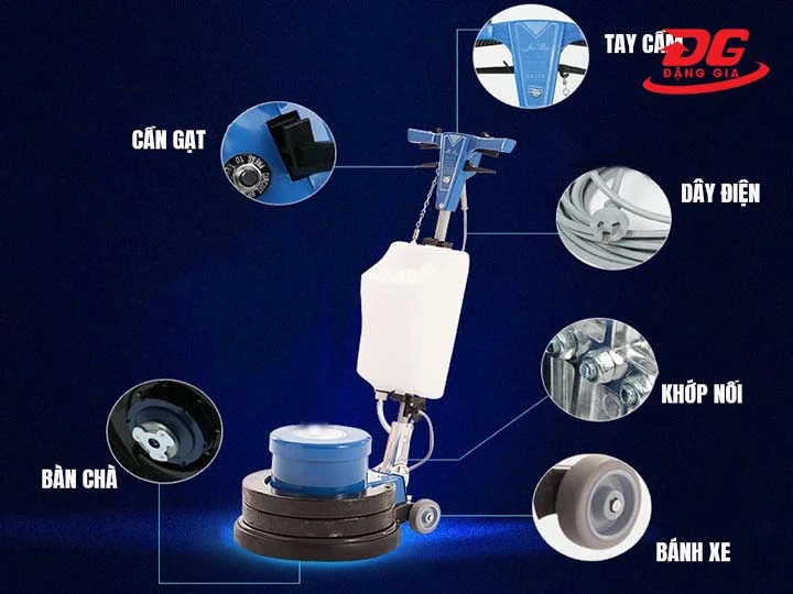 vận hành Máy chà sàn tạ Supper Clean SC 17