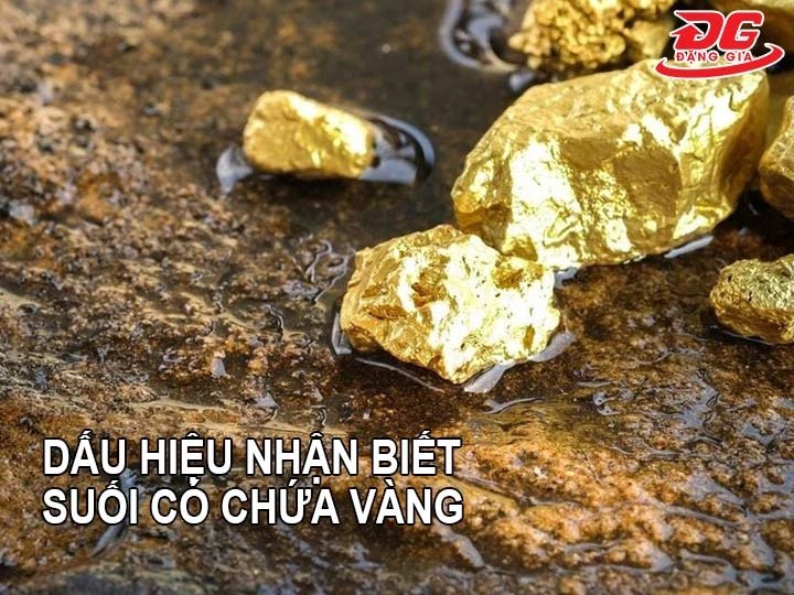 Dấu hiệu nhận biết suối có vàng