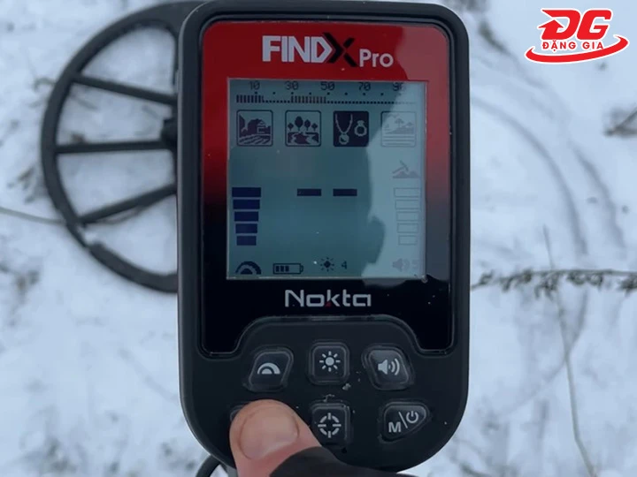 hiệu chỉnh máy dò Nokta FindX Pro