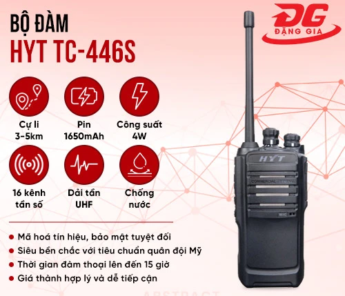 Máy bộ đàm HYT TC-446S (UHF) 2